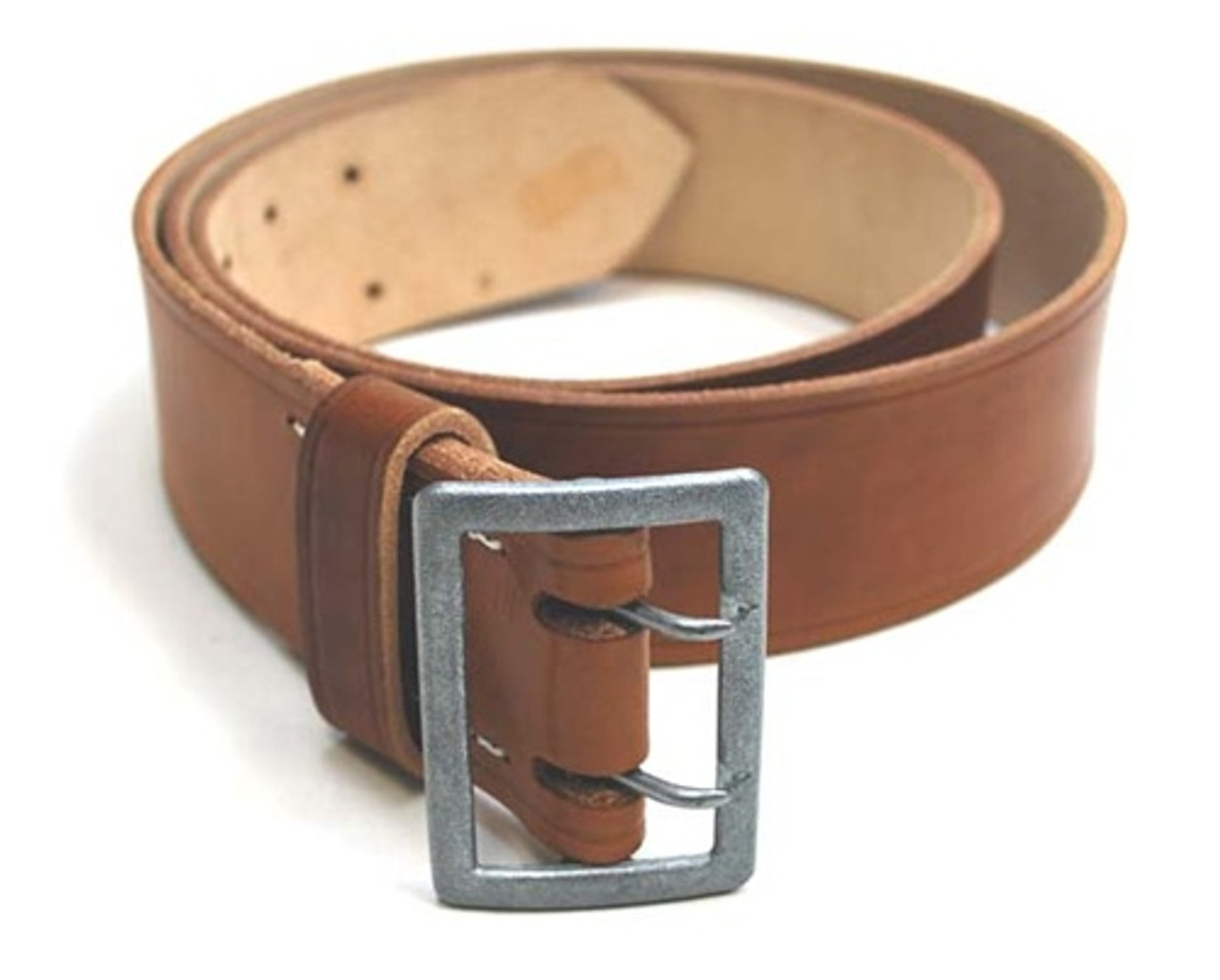 Officer's Brown Leather Belt from Hessen Antique