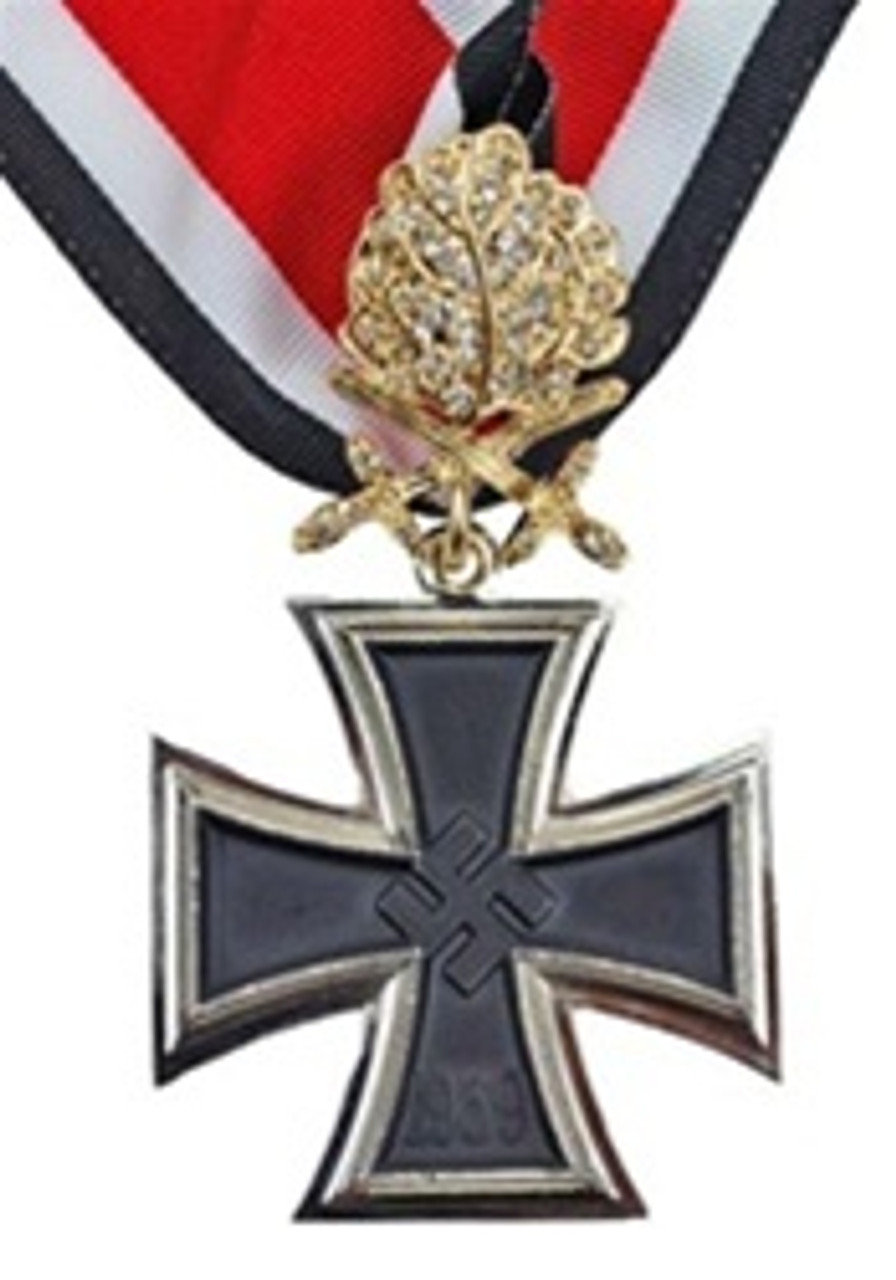 Knight's Cross with Oak Leaves and Swords and Diamonds (Ritterkreuz mit Eichenlaub und Schwertern und Brillianten) from Hessen Antique