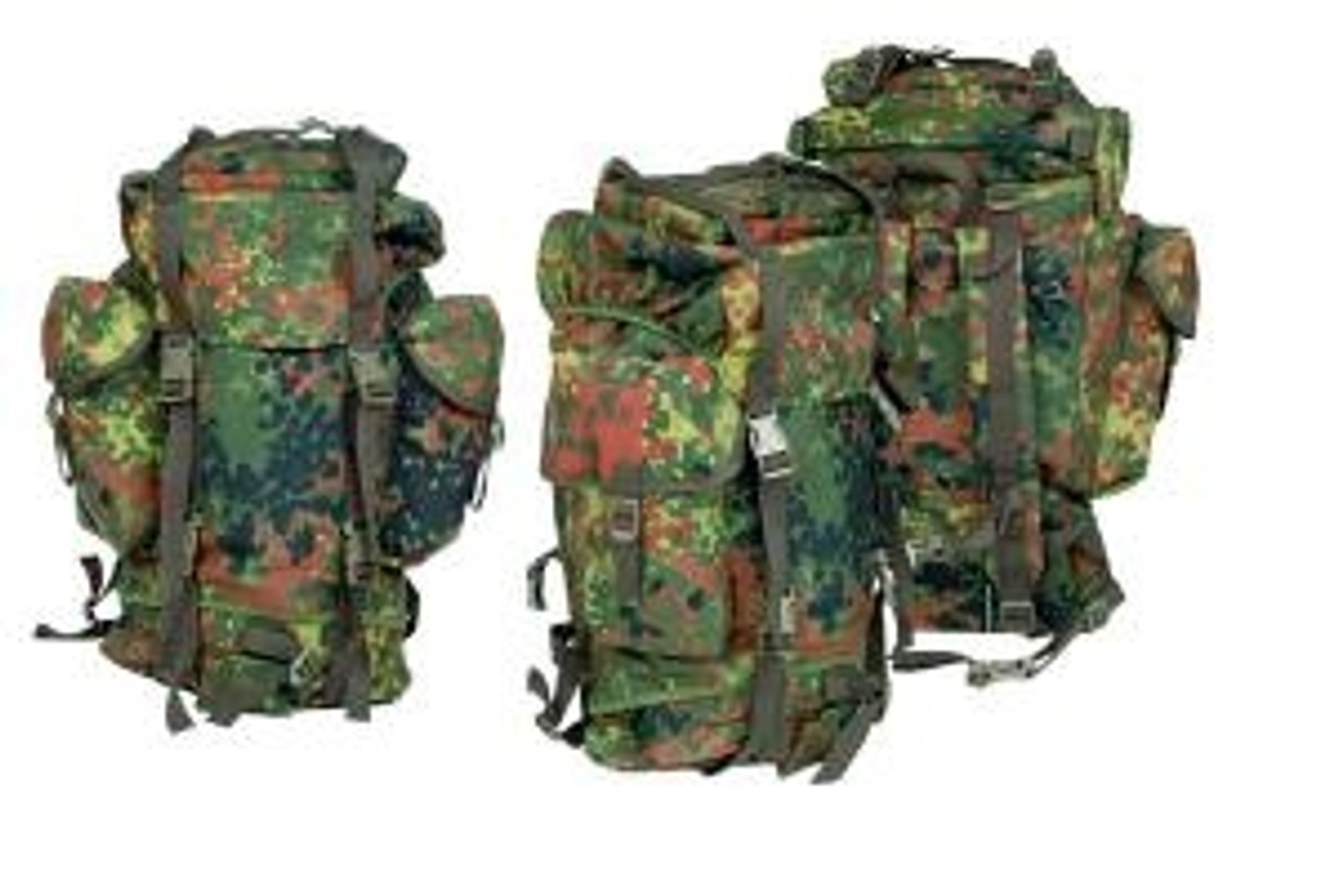 German Flecktarn Large Rucksack -1000D from Hessen Antique