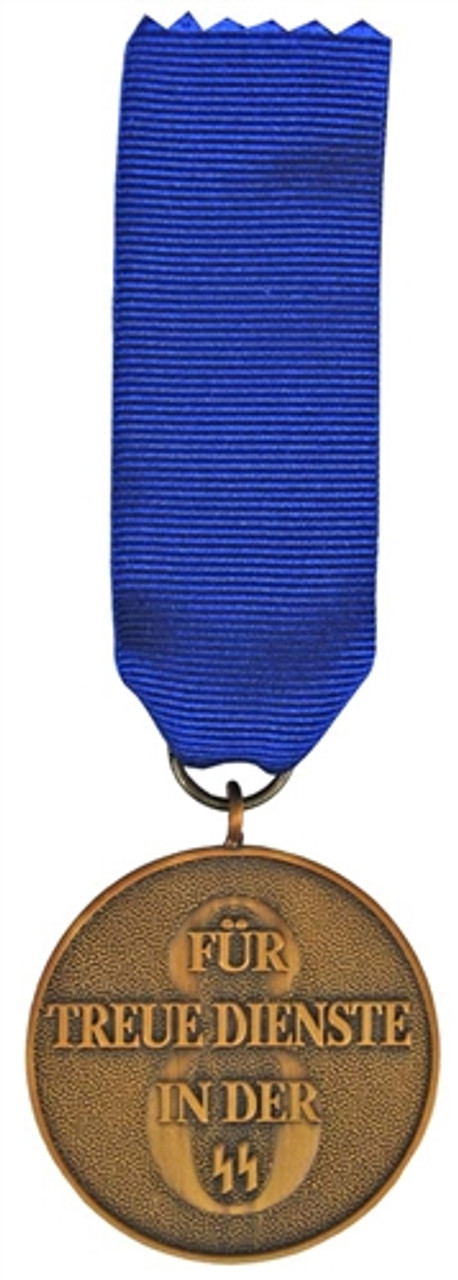 SS 8 Year Service Medal With Ribbon from Hessen Antique