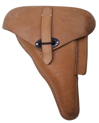 P-38 Hardshell Holster - Natural Leather from Hessen Antique