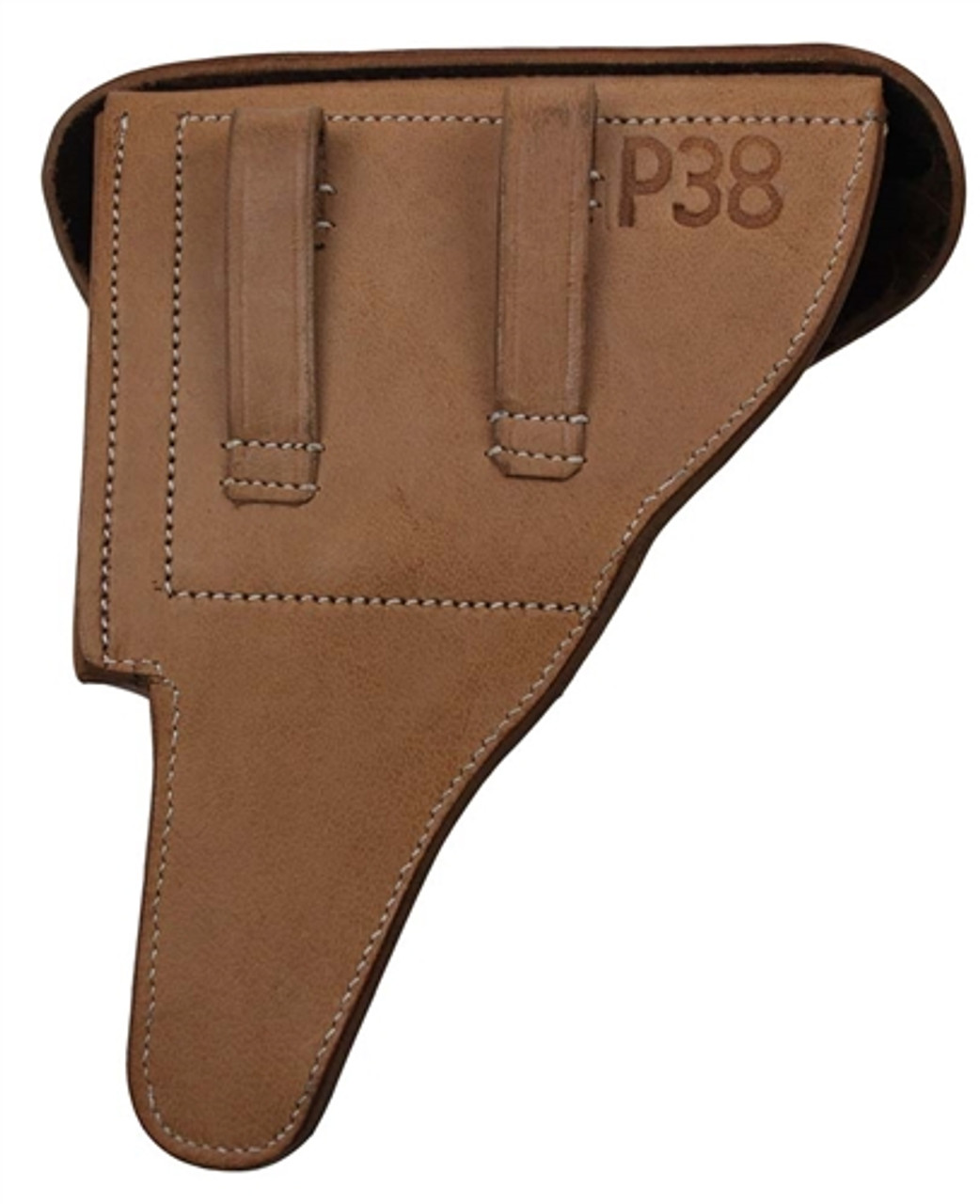 P-38 Hardshell Holster - Natural Leather from Hessen Antique