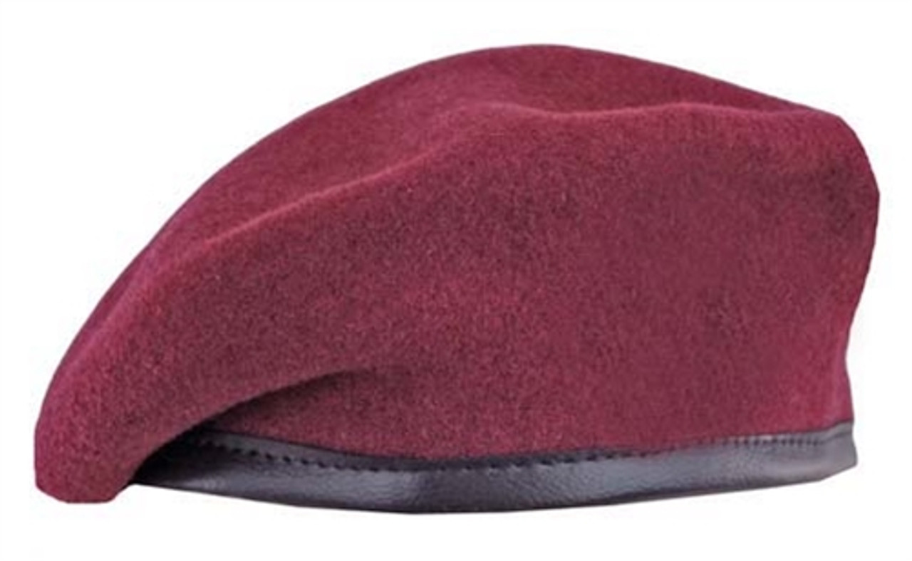 Bw Maroon Beret from Hessen Antique