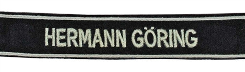 Hermann Göring Panzer Regiment Cuff Title from Hessen Antique