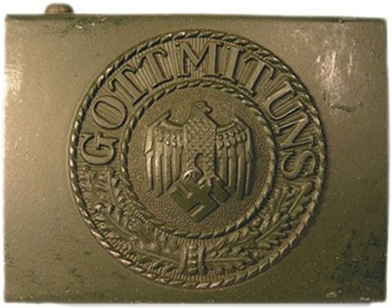 German Army Belt Buckle from Hessen Antique