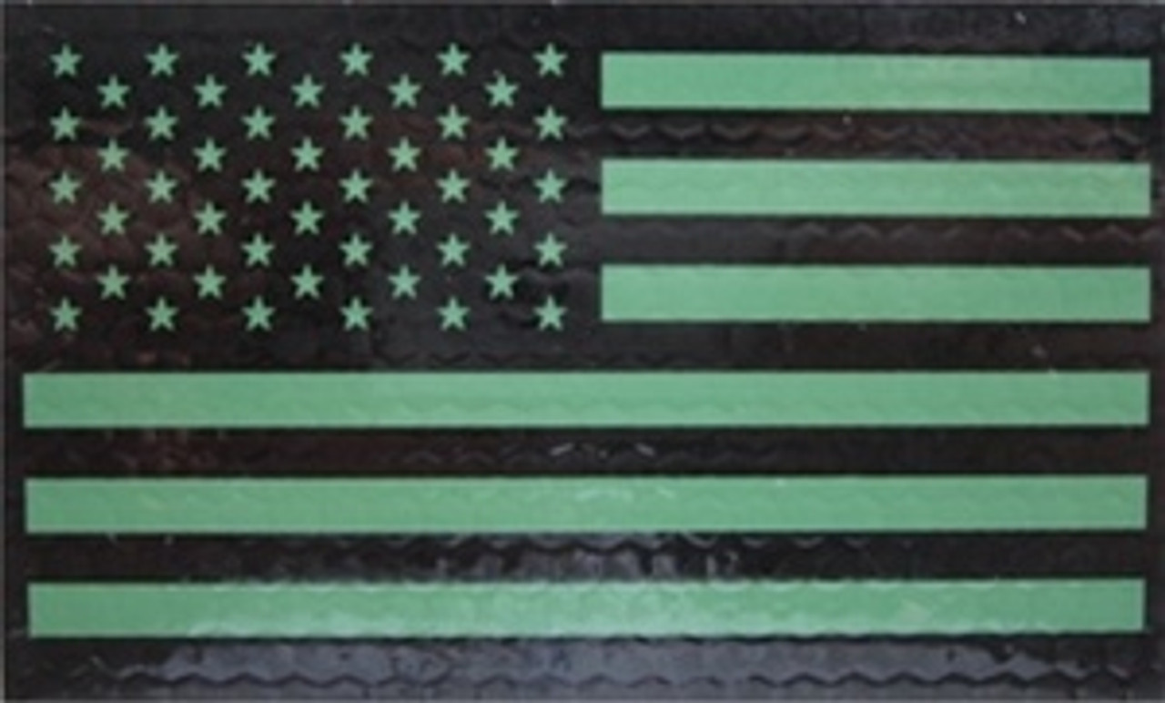 IR Forward Green American Flag Insignia from Hessen Antique