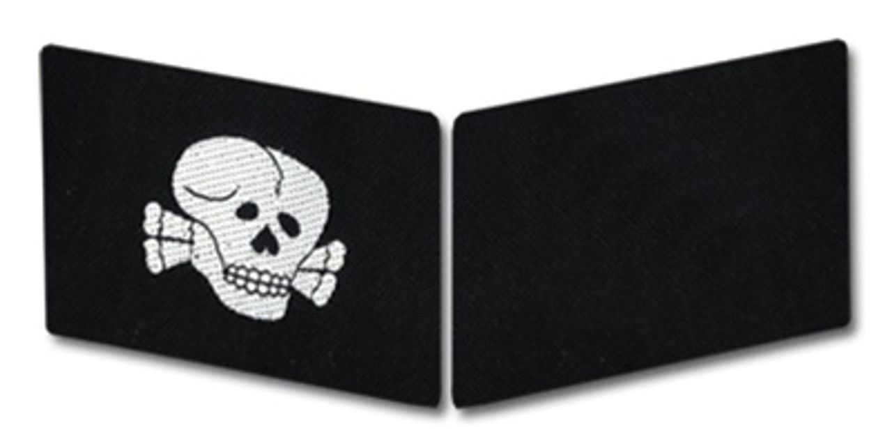 SS Totenkopf Enlisted Collar Tabs - BeVo