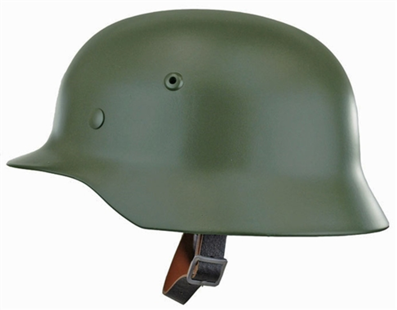 Reproduction M35 German Helmet - Apple Green Hessen Antique