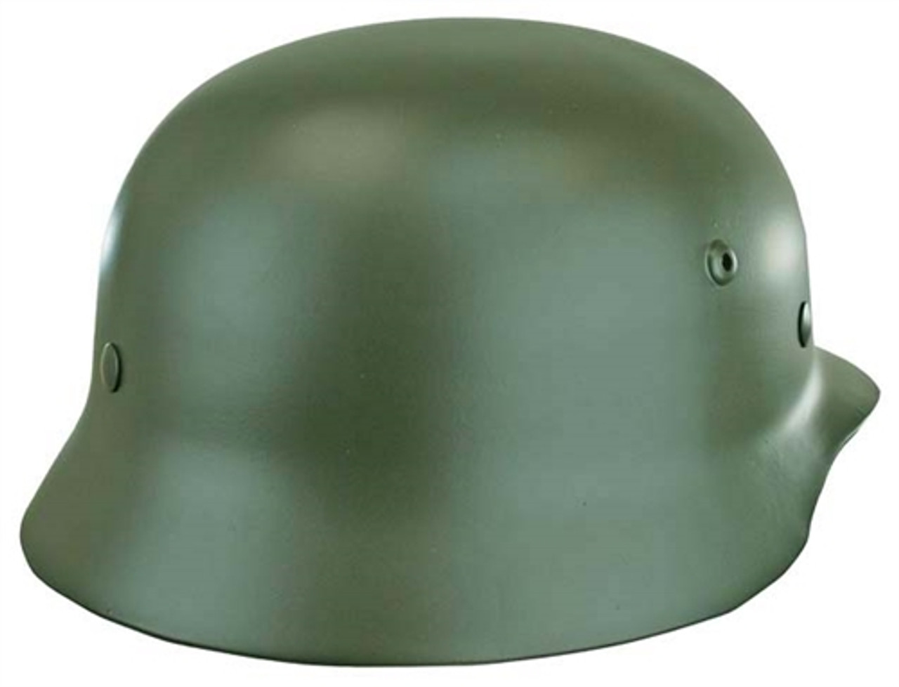 Reproduction M35 German Helmet - Apple Green Hessen Antique