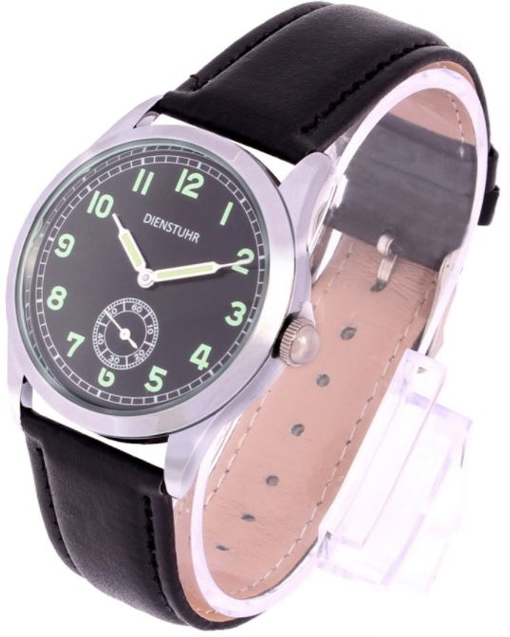 German WW2 Army Service Watch with Black Strap