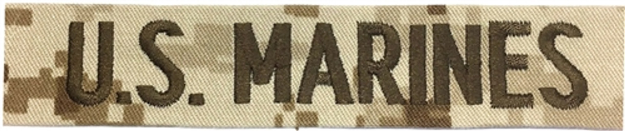 MARPAT Desert USMC Branch Tape from Hessen Antique