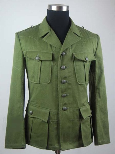 フランス軍/demob jacket/40s/退役軍人 1940's French Military Demob Jacket Cotton Fabr