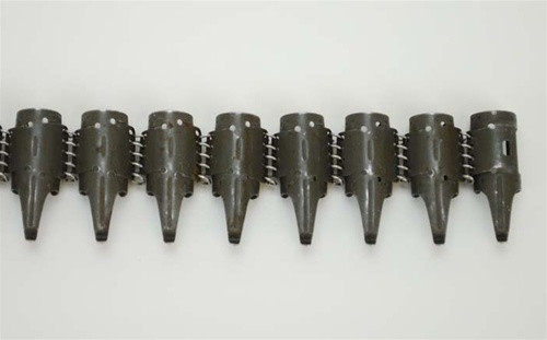 実物　ＭＧ34 ＭＧ42 ベルトリンク　WW2 独ソ戦　第３帝国　ドイツ軍 German MG34/MG42 Ammo Belt