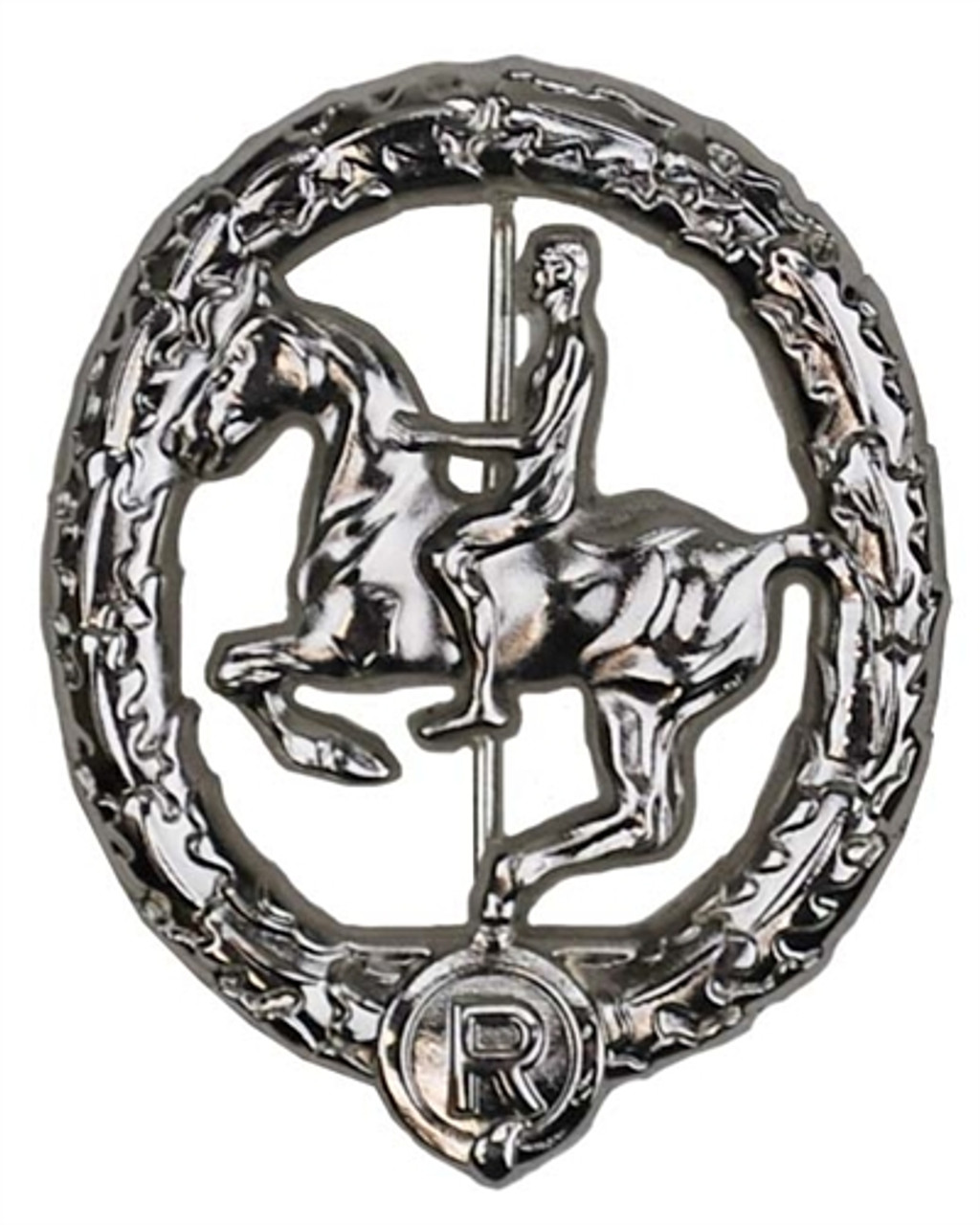 German Riders Qualification Badge - Silver  from Hessen Antique