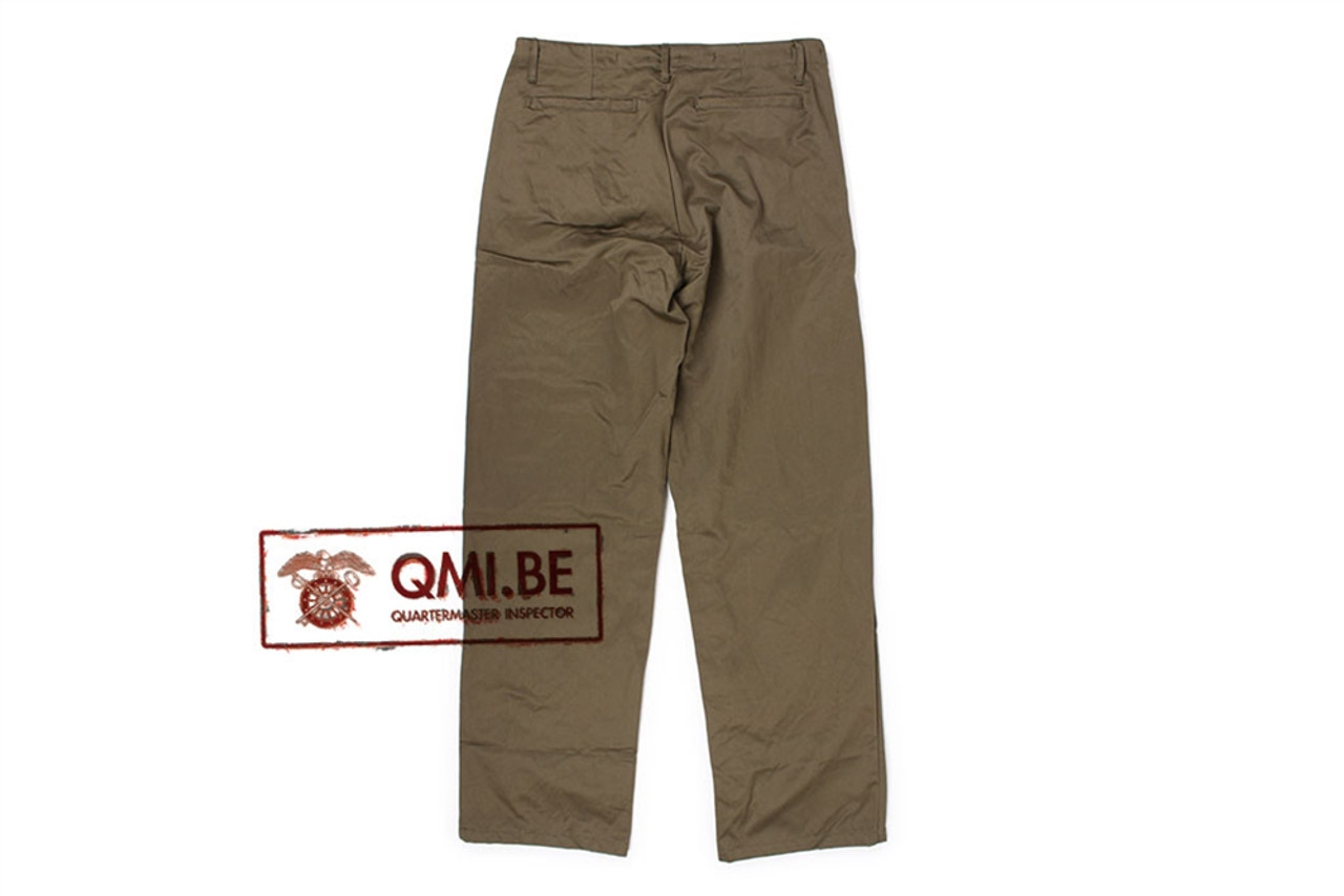 QMI M43 Trousers, Field, Cotton O.D.