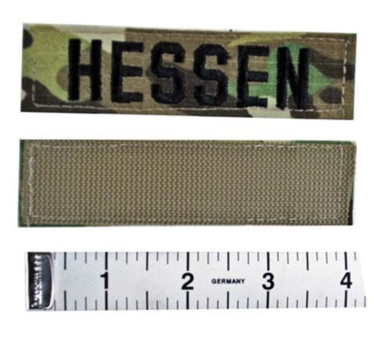 OCP NAME TAPES with VELCRO (4 INCH LENGTH) Tape from Hessen Antique