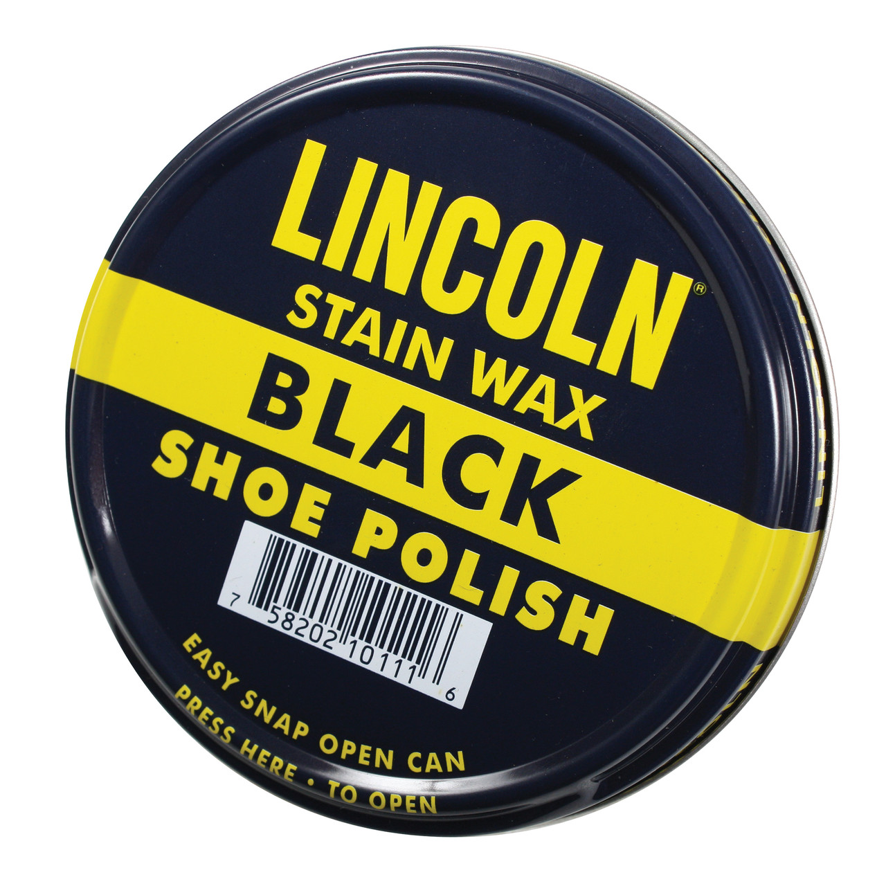 Lincoln Stain Wax Shoe Polish - BLACK