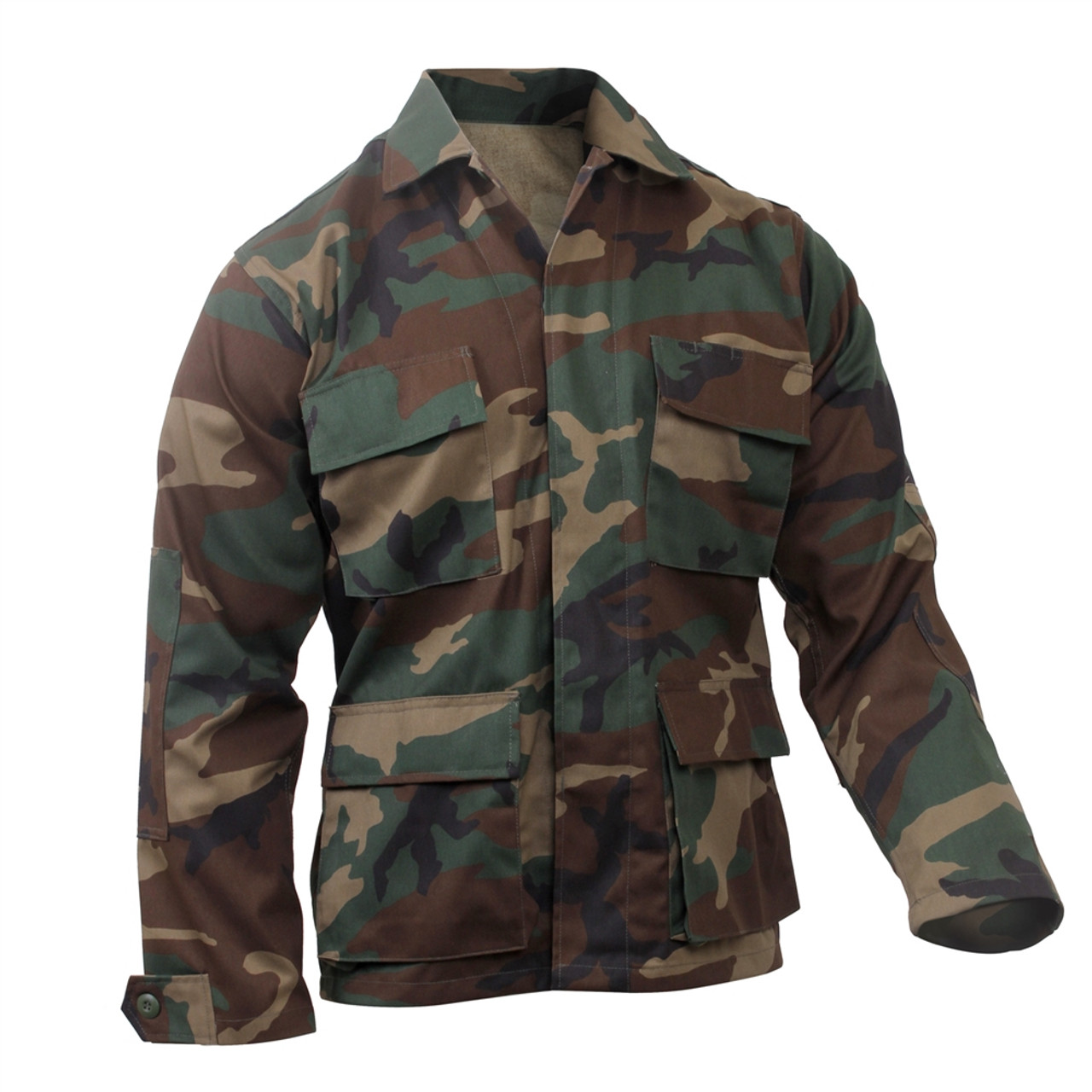 BDU Shirt- Woodland Camouflage from Hessen Tactical