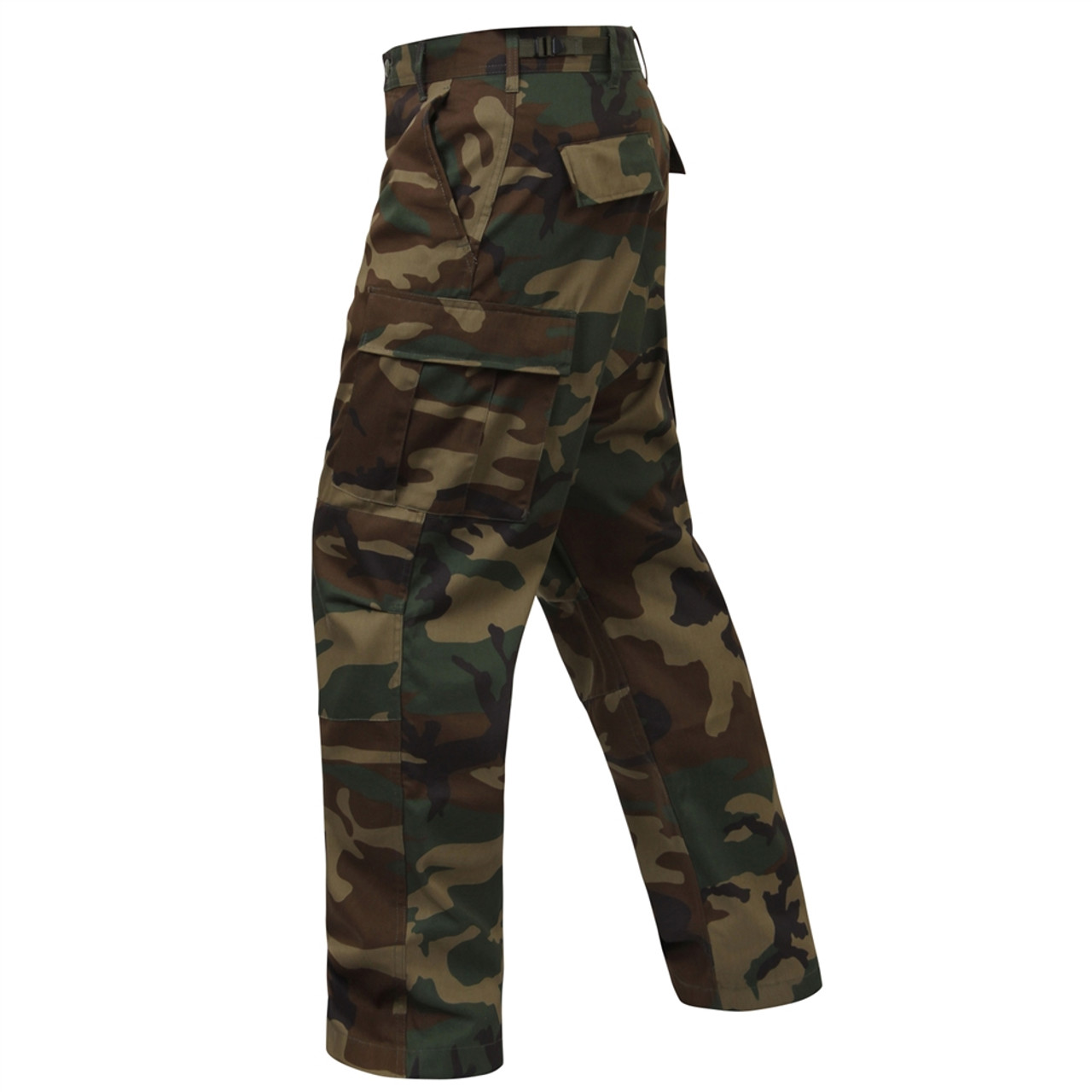 USGI Woodland Camo BDU Trousers Combat Pants  Average Used  Army Navy  Warehouse