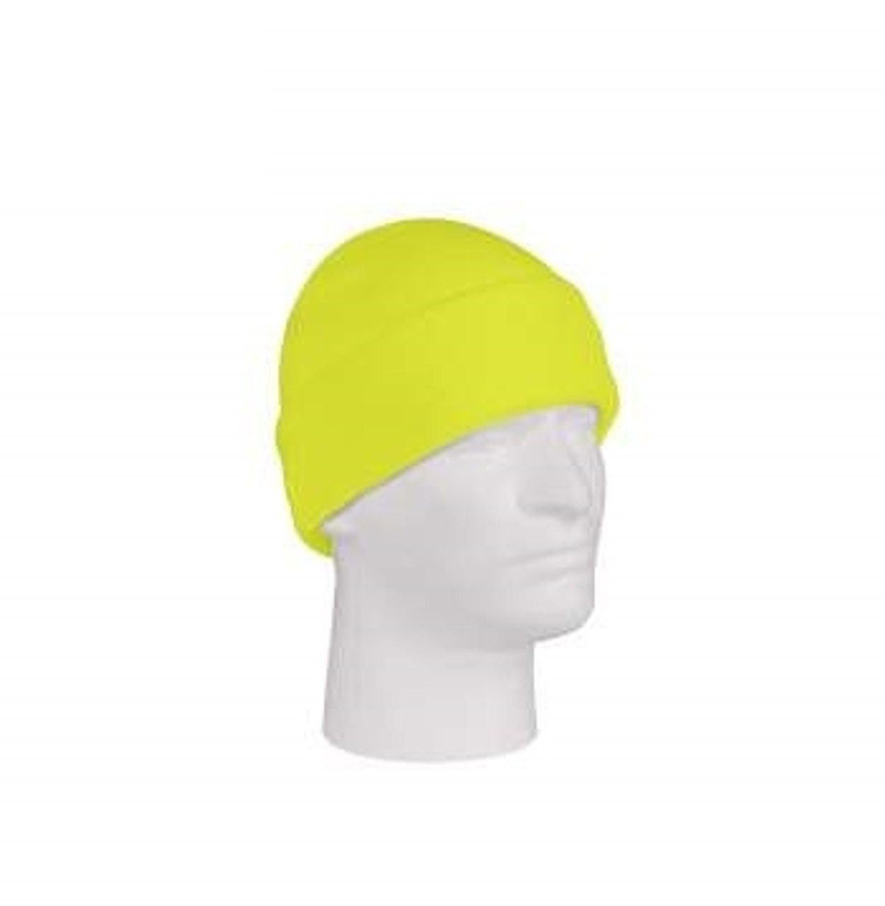Deluxe Fine Knit Watch Cap- Safety Green