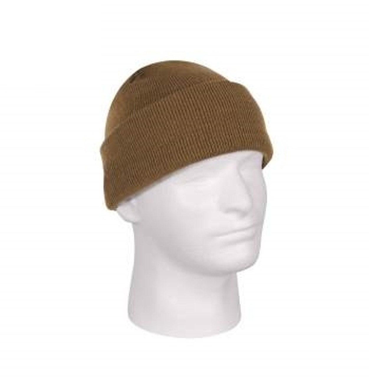 Deluxe Fine Knit Watch Cap- Coyote Brown