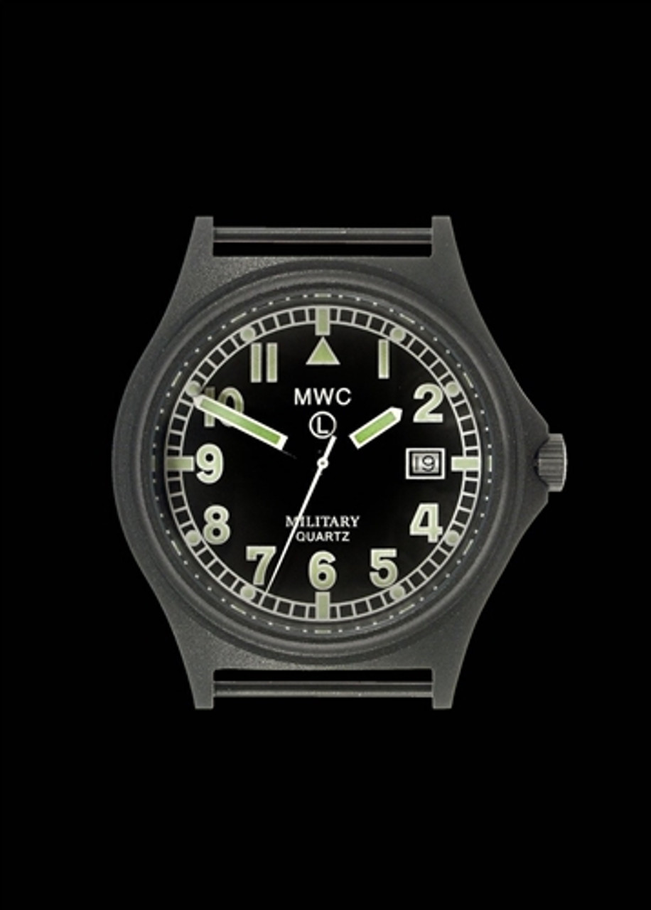 G10 100m PVD Stealth Military Watch with Screw Crown & Caseback