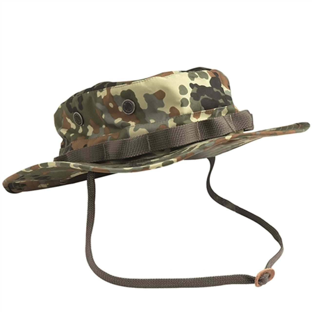 Bw Flecktarn US Style Boonie Hat from Hessen Antique