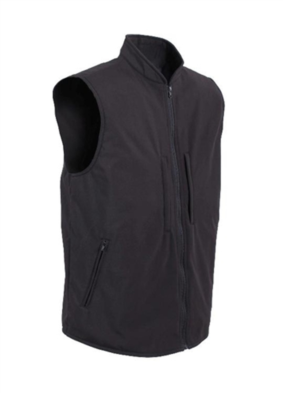 Concealed Carry Soft Shell Vest - Black