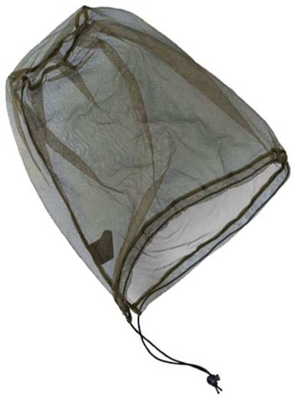 British Army OD Mosquito Head Net from Hessen Antique