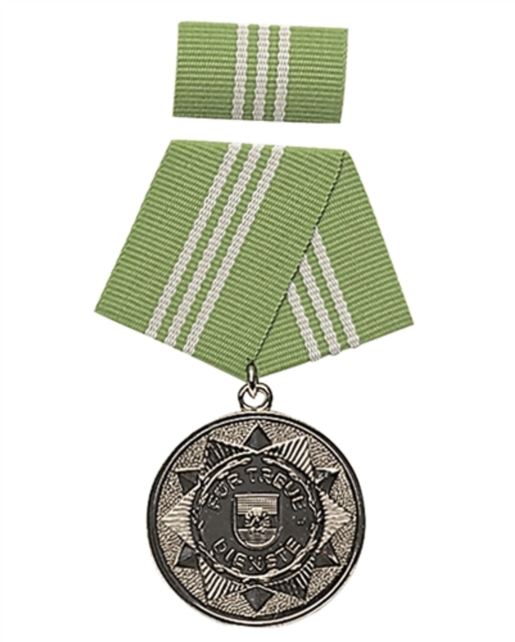 East German MDI Silver 10 Year Service Medal from Hessen Surplus