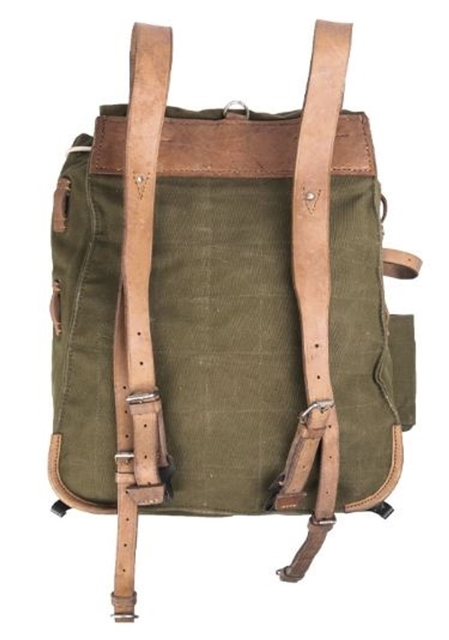 Romanian Army OD Canvas Rucksack from Hessen Antique