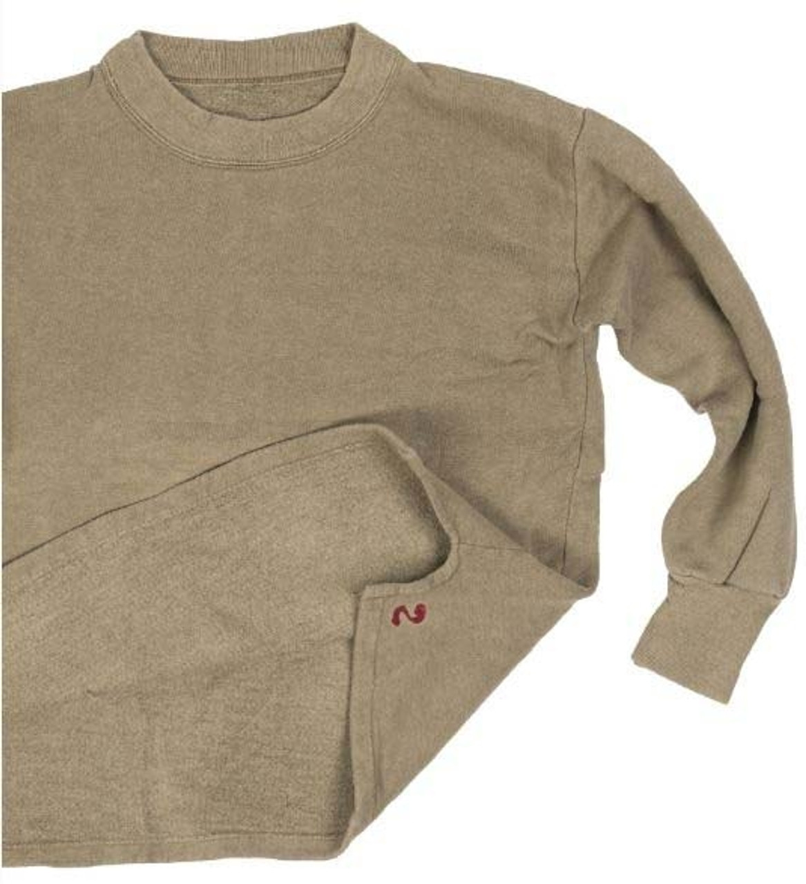 French Army OD Long Sleeve Sweatshirt from Hessen Surplus