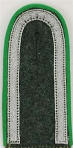 WH NCO Shoulder Boards on Field-Grey wool - Mid War