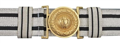 Prussian Officer's Brocade Belt & Buckle from Hessen Antique