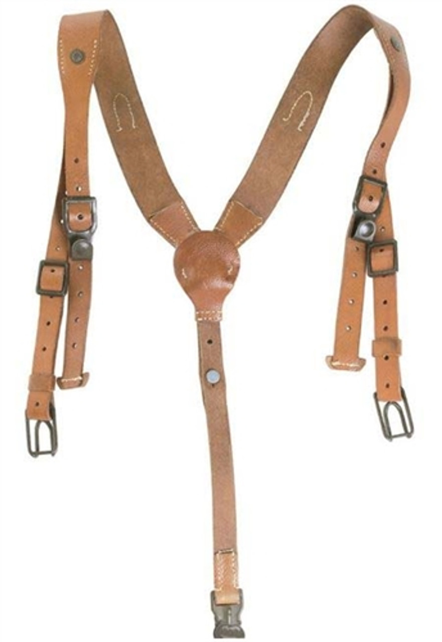 Czech Leather Y-Straps from Hessen Antique