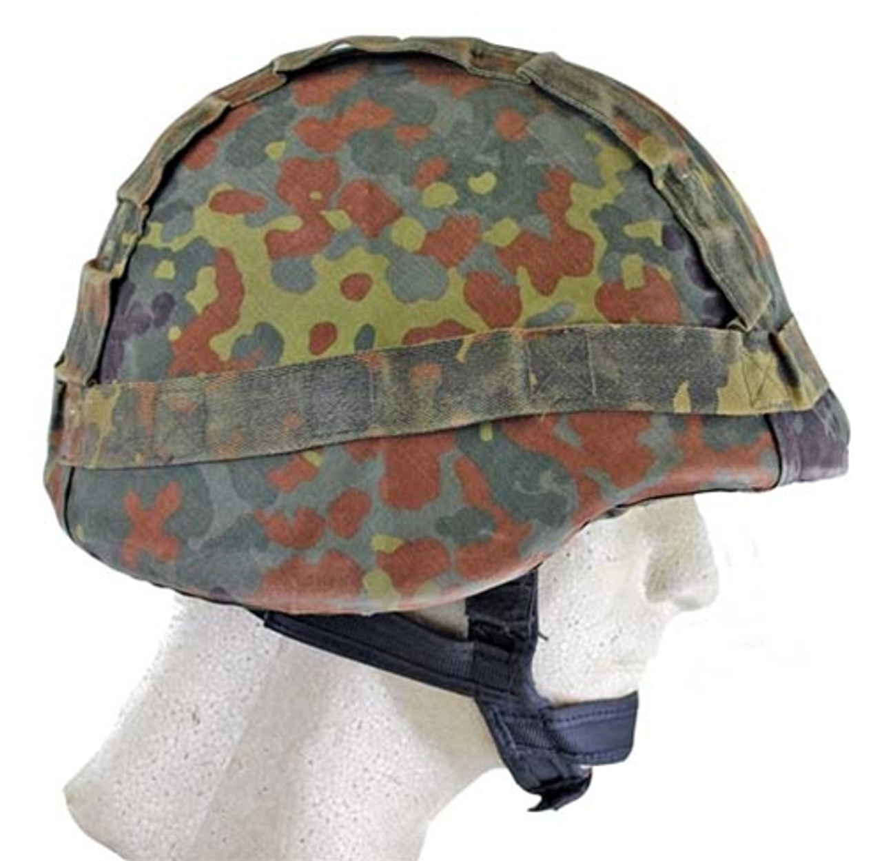 NATO Kevlar Helmet With Flecktarn Cover from Hessen Antique