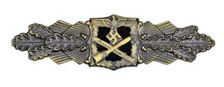 Close Combat Clasp in Bronze (Nahkampfspange) from Hessen Antique