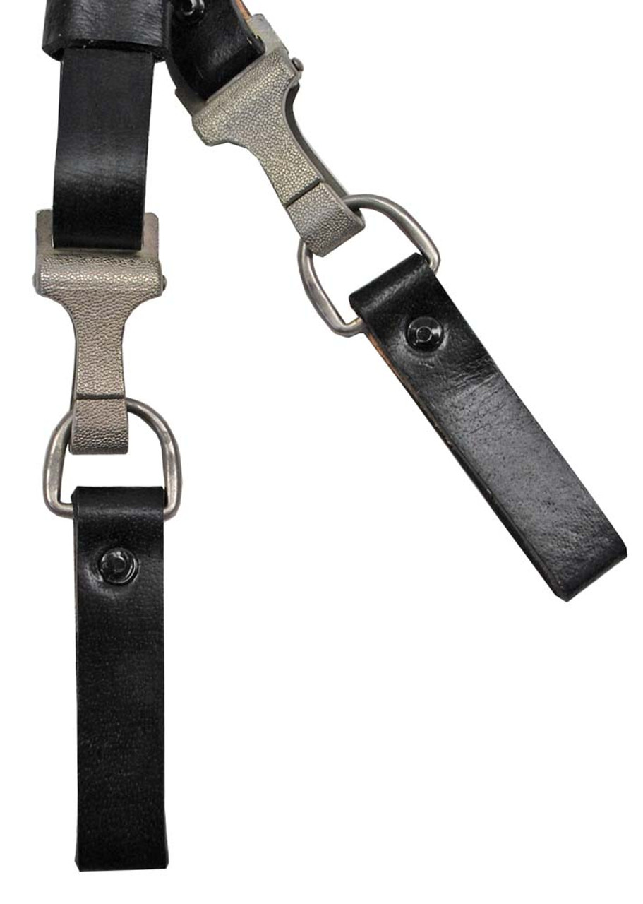 SS Black Leather Shoulder Cross Strap