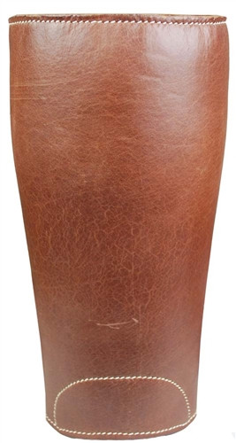 WWI German Officer's Leather Gaiters from Hessen Antique