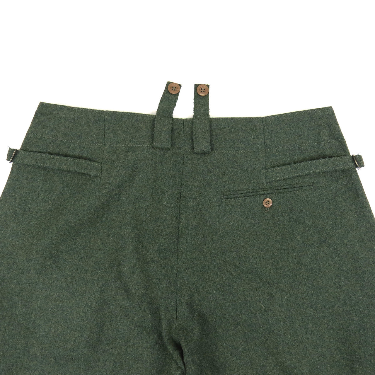 MILITARY / ボトム/--/ウール/GRY/無地 Riding Breeches in Feldgrau Wool