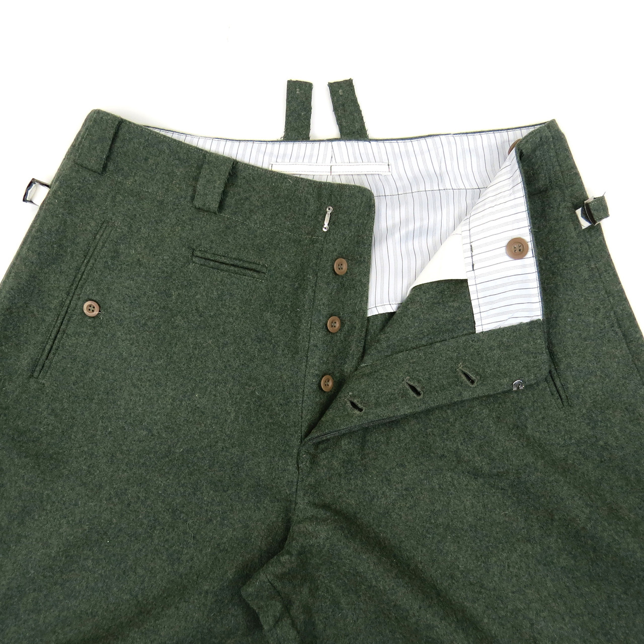 Riding Breeches in Feldgrau Wool