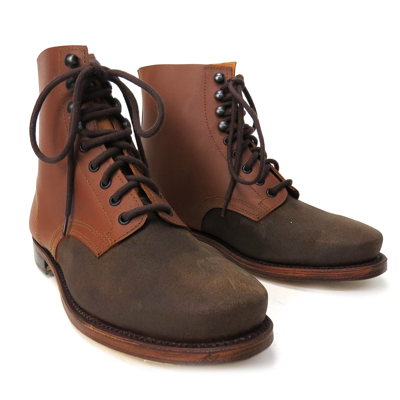 M37 Low Boots with Hobnails with Heavy Duty Soles