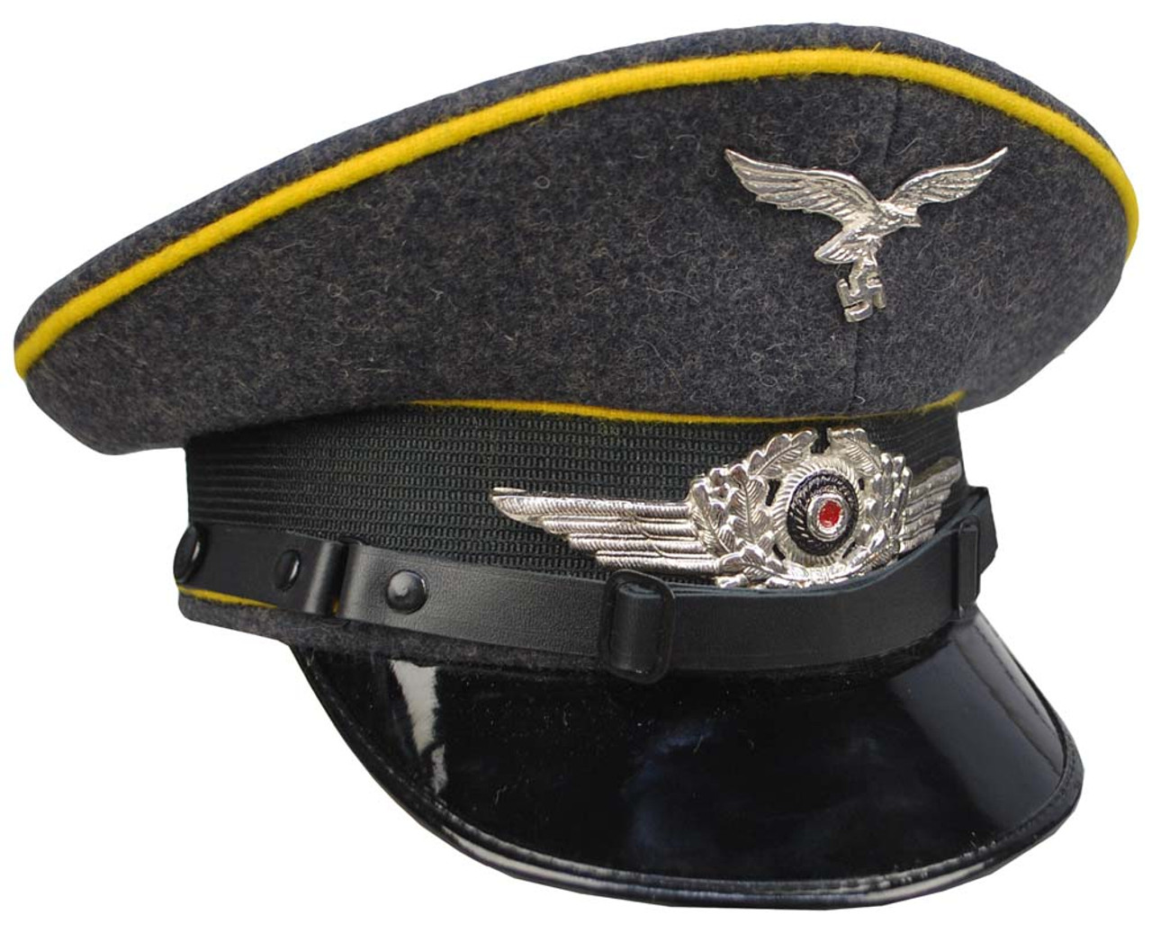 LW Enlisted Visor Cap (Flight and Fallschirmjäger) - Economy