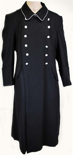 SS M32 Black Wool Greatcoat from Hessen Antique