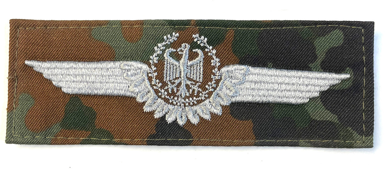 Flecktarn Pilot Wings - Silver