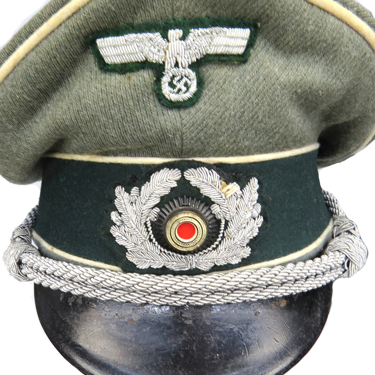 Original Wehrmacht Infantry Officer Visor Cap