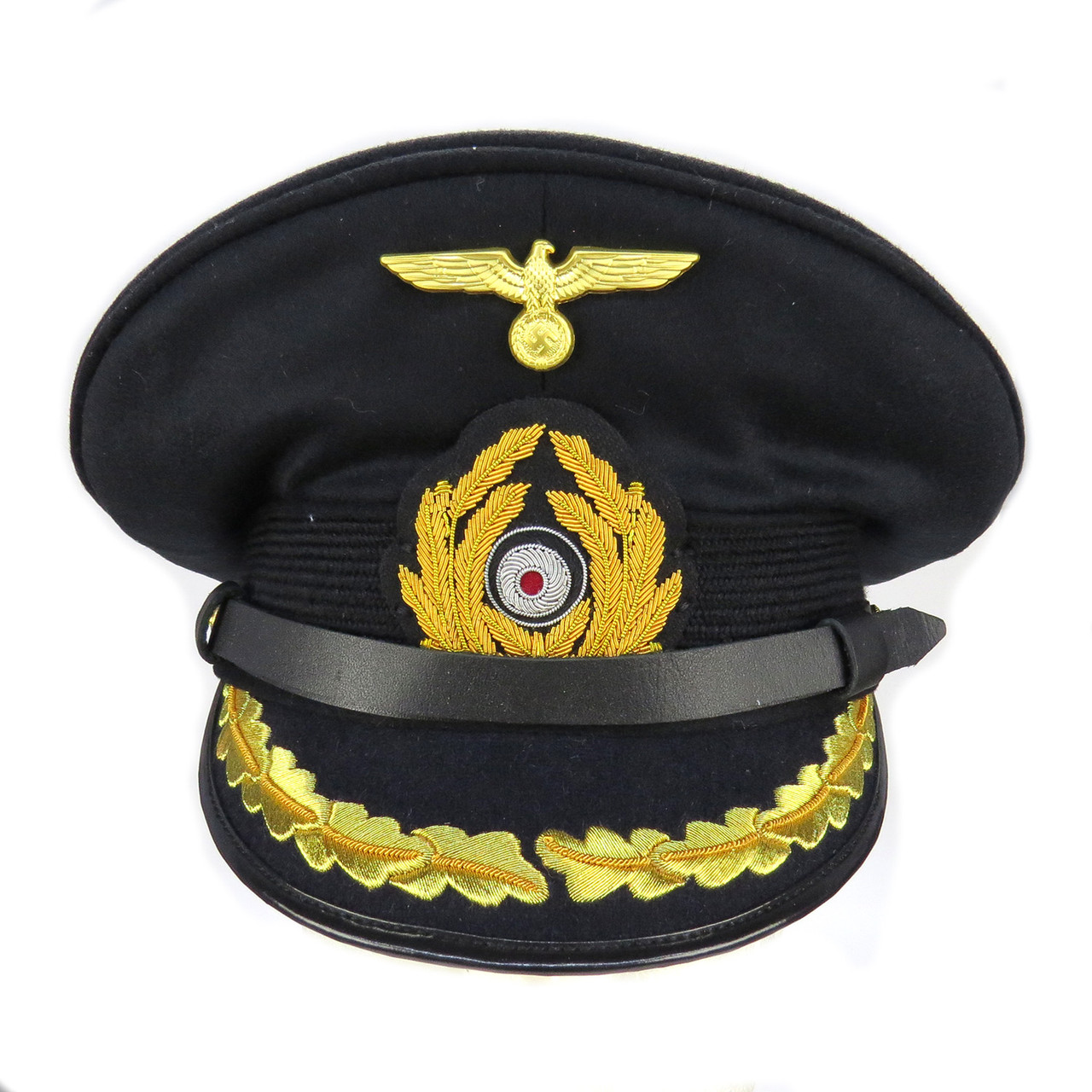 Kriegsmarine Senior Officer Blue Visor Cap (Erel)