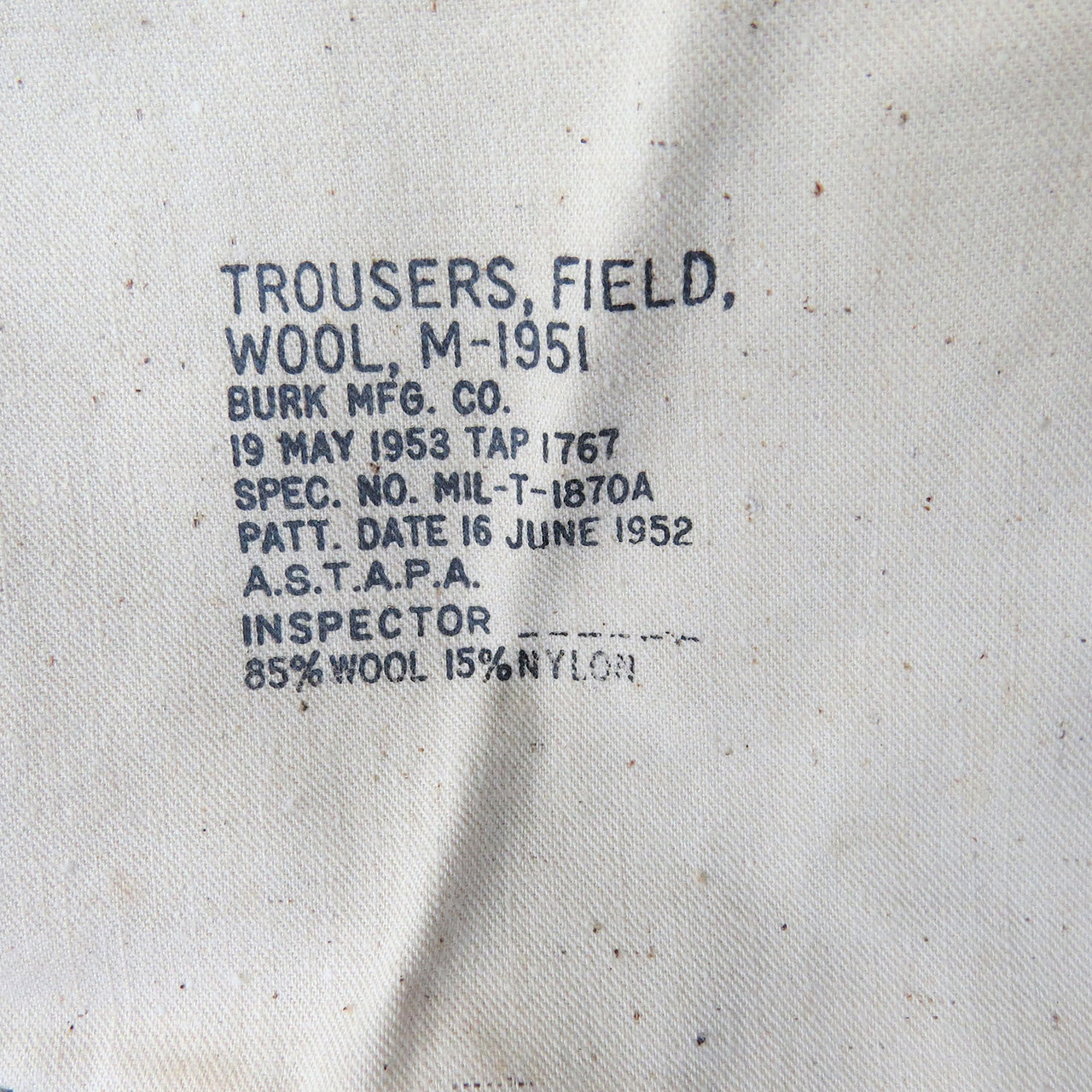 Original M-1951 Wool Field Trousers (Large-Long)