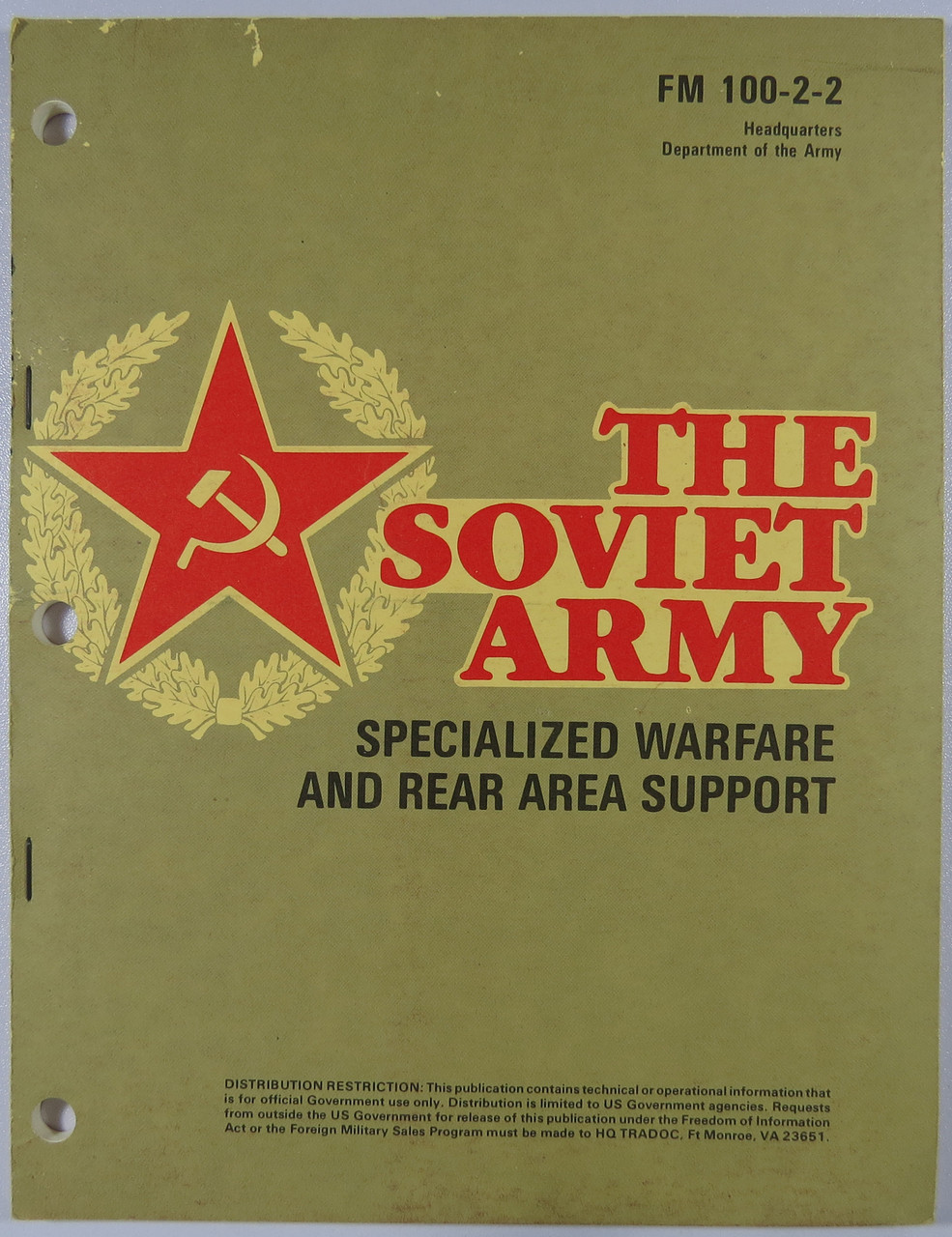 FM 100-2-2 The Soviet Army Specialized Warfare and Rear Area Support