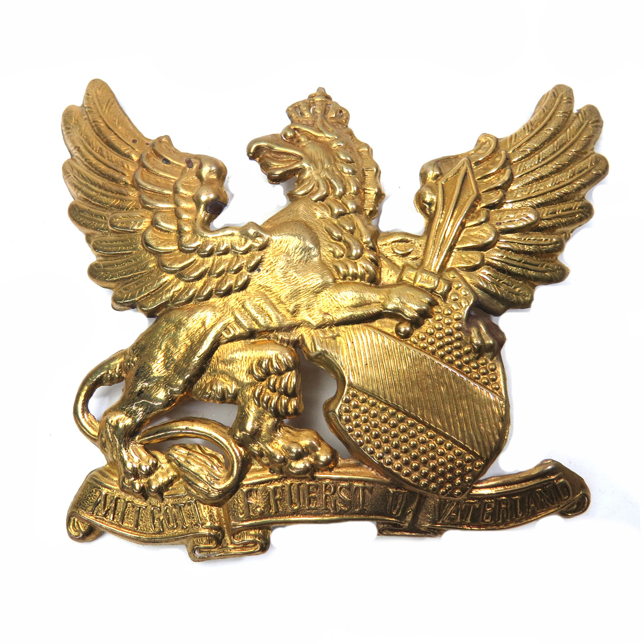 Baden Pickelhaube Plate - made in Germany